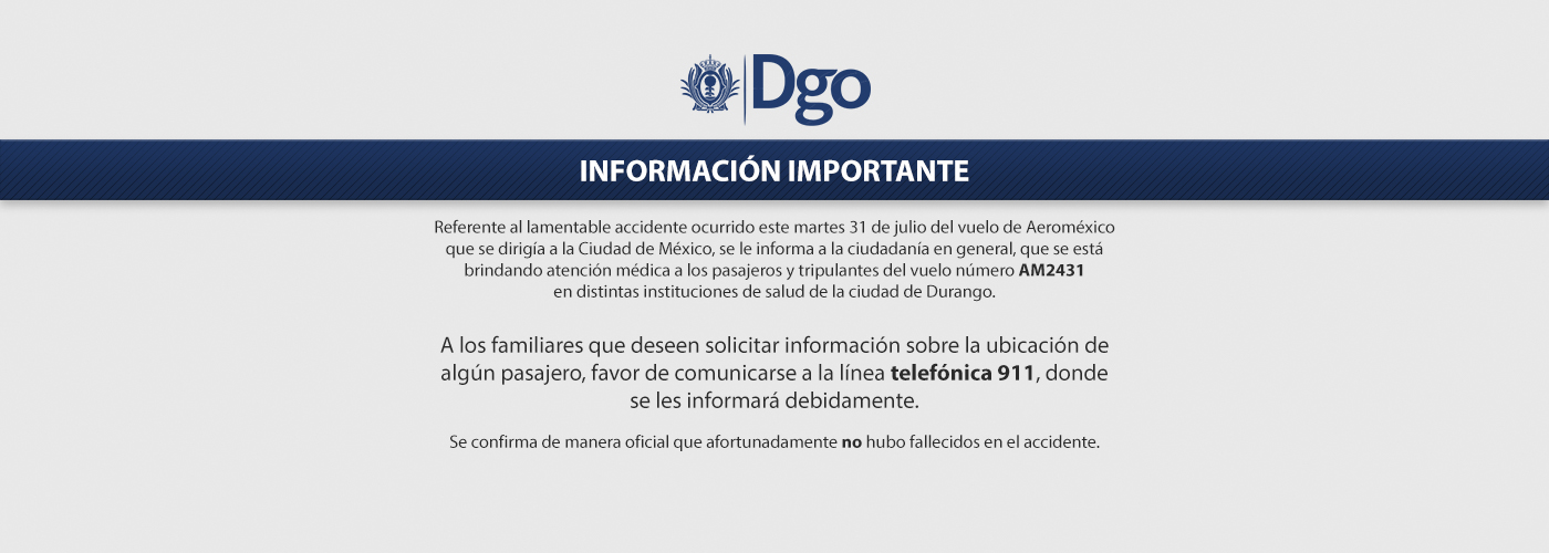 Información importante