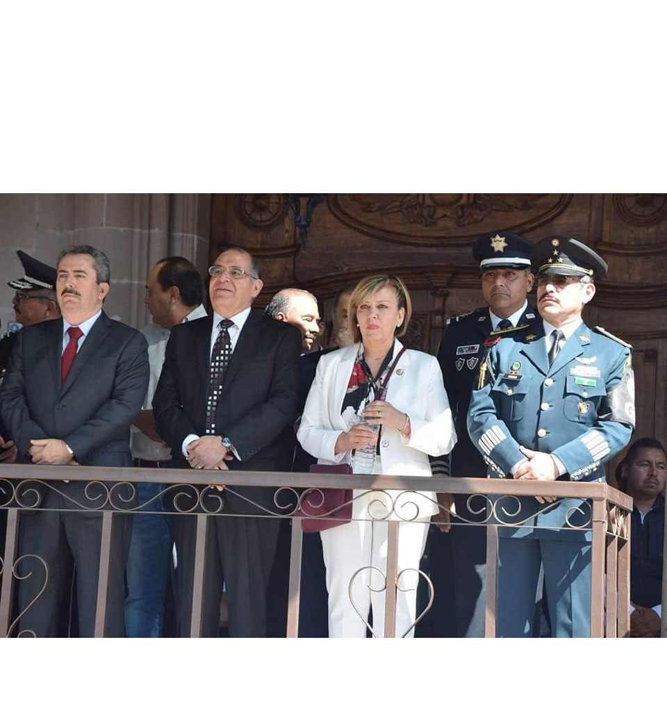 La Fiscal Ruth Medina Alemán, estuvo presente en el Desfile Cívico Militar Ceremonia Conmemorativo