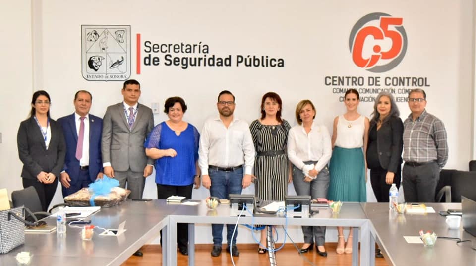 La Fiscal Ruth Medina Alemán en reunión de trabajo y colaboración con titulares de seguridad y justicia en Sonora