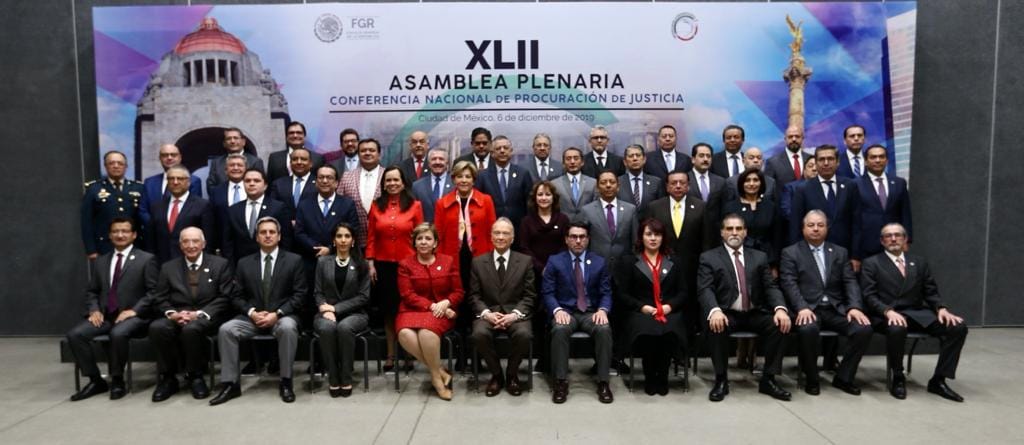 La Fiscal General del Estado Ruth Medina Alemán, participó en la XLII Asamblea Plenaria