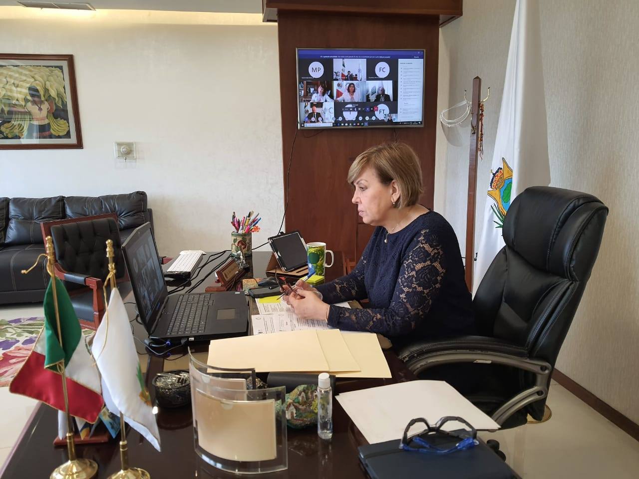 La Fiscal Ruth Medina Alemán, participa en la Conferencia Virtual de Procuración de Justicia, 1a Sesión Ordinaria 2020, Zonas Noreste - Noroeste