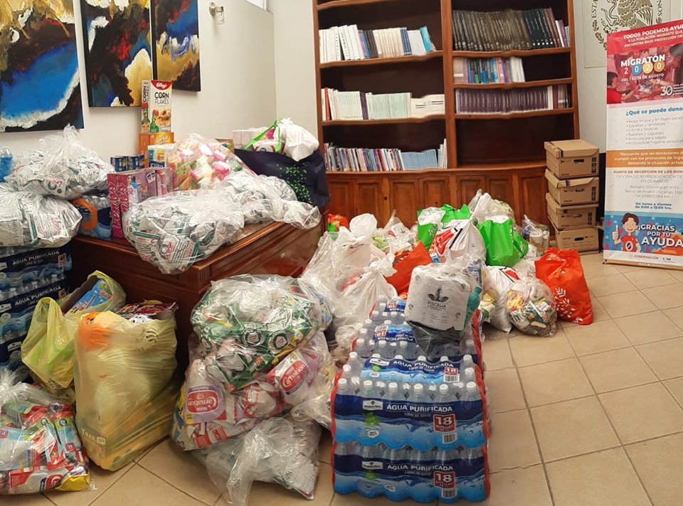 En tiempos de pandemia Fiscalía Durango, brinda su apoyo a nuestros hermanos migrantes.