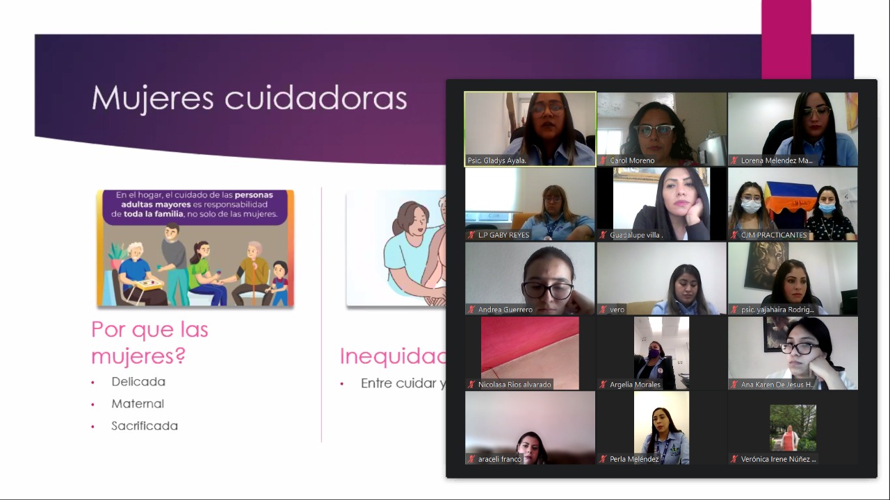 El Centro de Justicia para las Mujeres ofreció el día de hoy la primera conferencia virtual titulada "Ser Mujer"