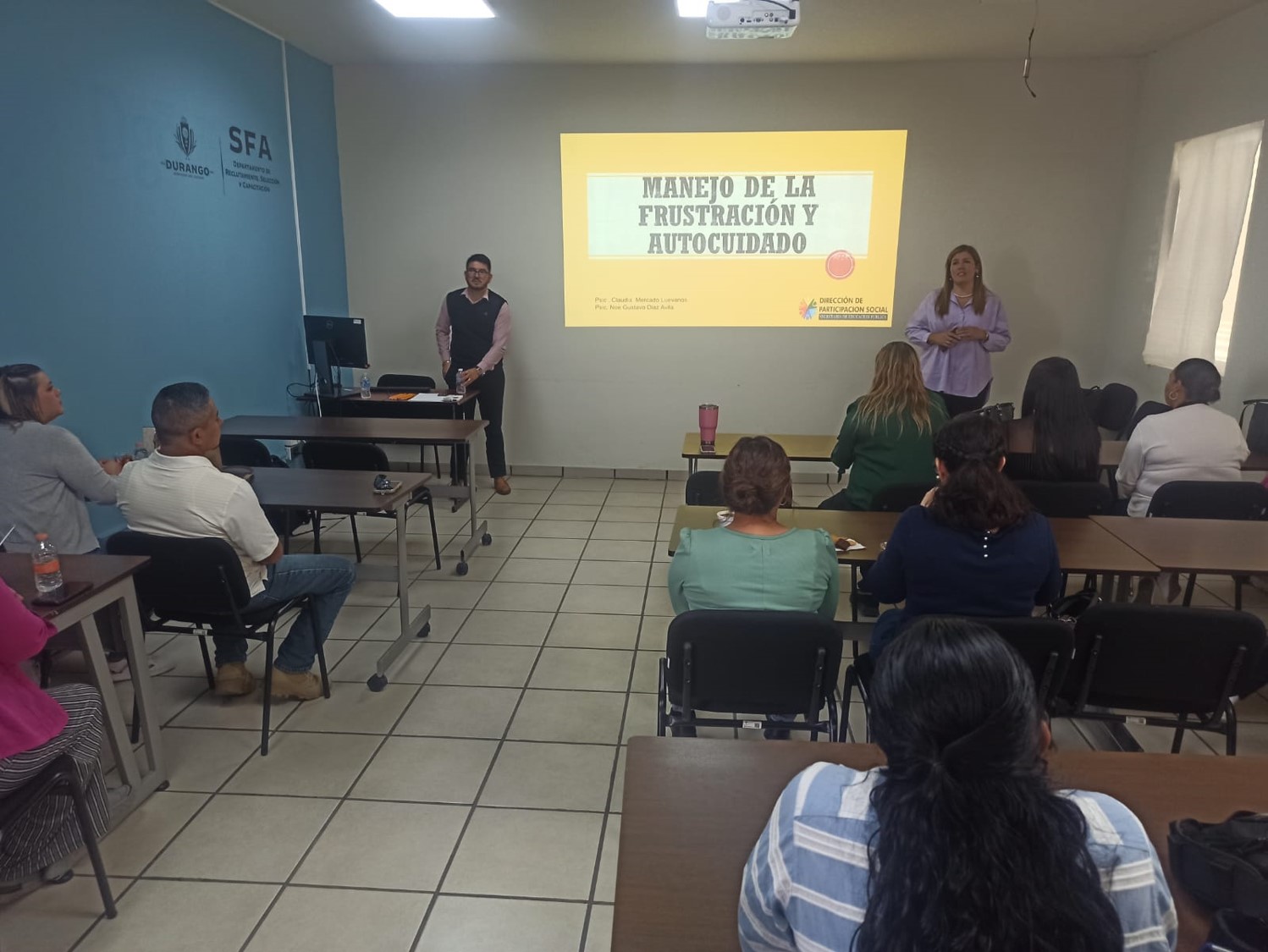 Imparten taller  “Contención emocional y autocuidado”, dirigido al personal operativo adscrito al CJNNyA