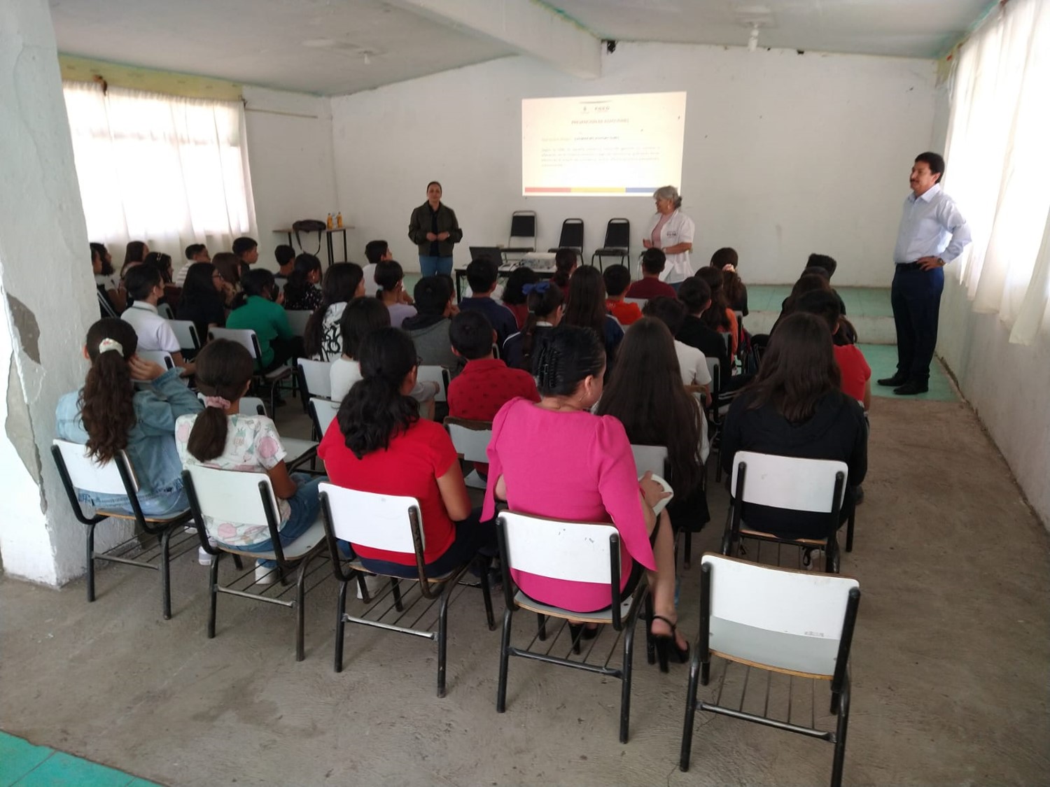 “Prevención de las Adiciones”, plática impartida a los estudiantes de la escuela primaria Luis Moya.