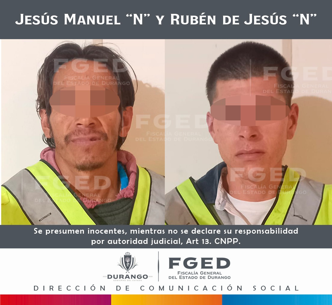 FISCALÍA DE DURANGO CONSIGUE VINCULACIÓN A PROCESO PARA PRESUNTOS LADRONES DE KÍNDER