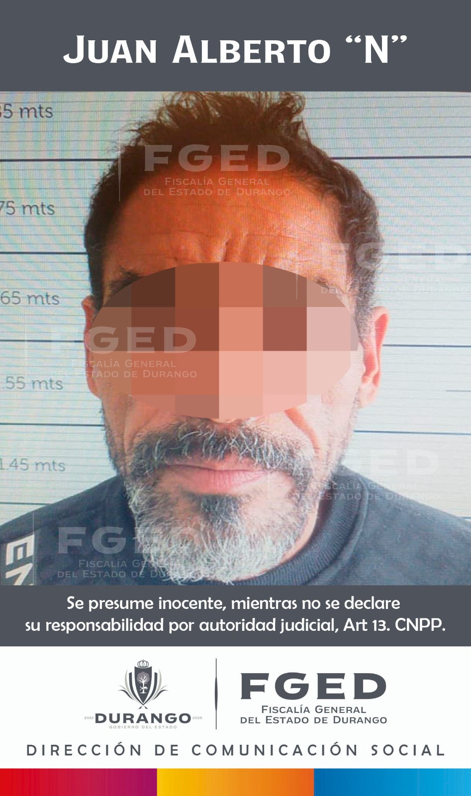 FGED OBTIENE VINCULACIÓN A PROCESO PARA PRESUNTO RESPONSABLE DE HOMICIDIO CALIFICADO EN LERDO, DGO.