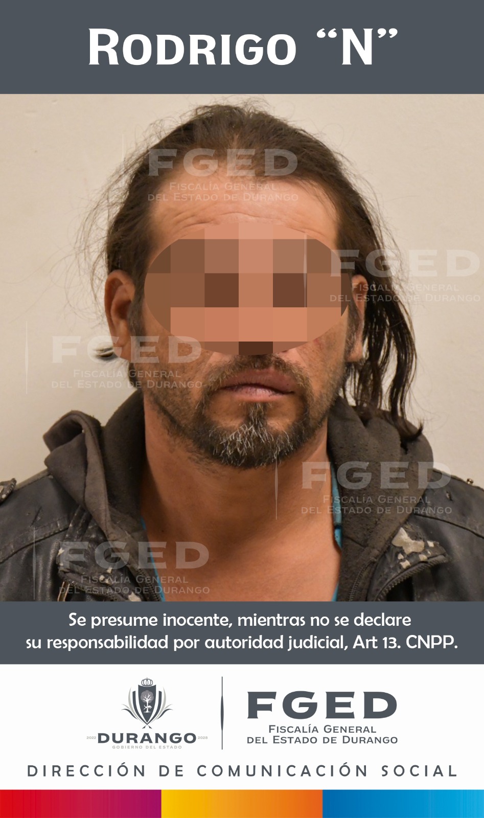 VINCULADO A PROCESO PRESUNTO FEMINICIDA DE TLAHUALILO, DGO.