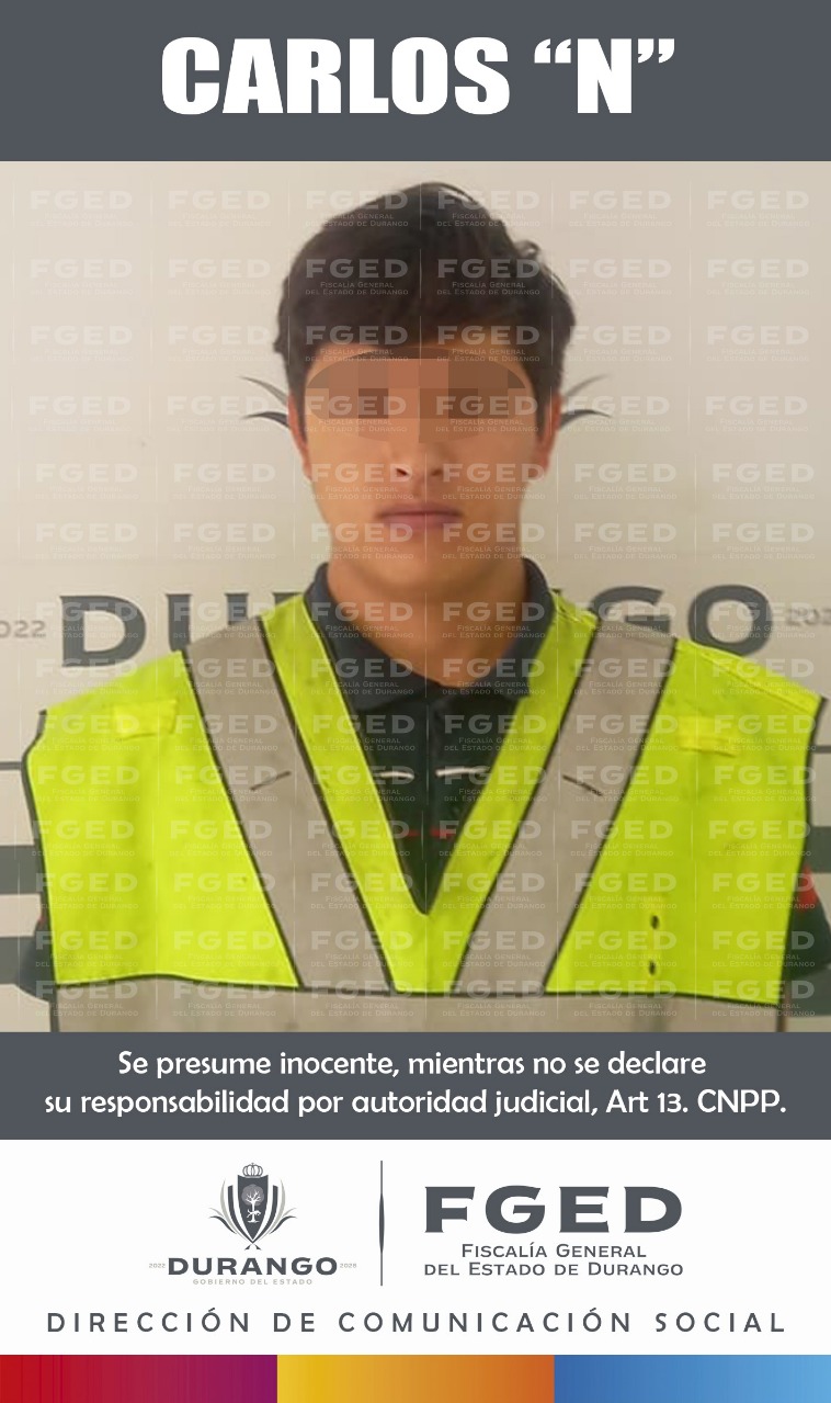 FGED OBTIENE VINCULACIÓN A PROCESO PARA PRESUNTO RESPONSABLE DE HOMICIDIO EN LA  COL. IGNACIO ZARAGOZA, DGO.