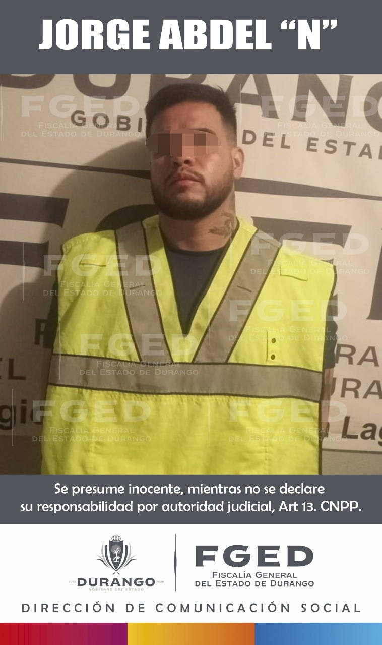 FGED OBTIENE VINCULACIÓN A PROCESO PARA PRESUNTO RESPONSABLE DE FEMINICIDIO EN GÓMEZ PALACIO, DGO.