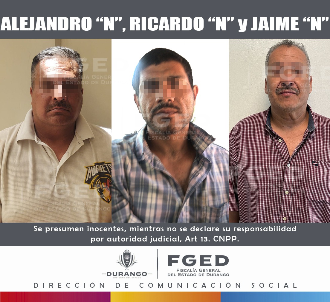 FGED LOGRA DETENCIÓN DE PRESUNTOS RESPONSABLES DE HOMICIDIO CALIFICADO EN ESTA CIUDAD CAPITAL