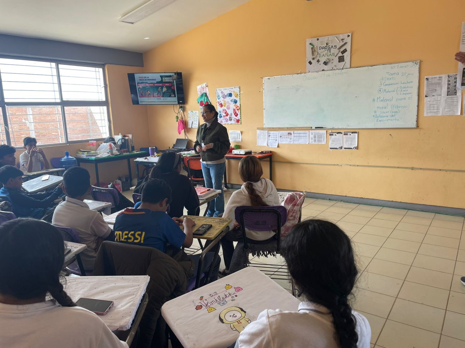 La Dirección de Vinculación Social impartió pláticas sobre “El Manejo de Emociones”, a las y los estudiantes de la telesecundaria No. 643