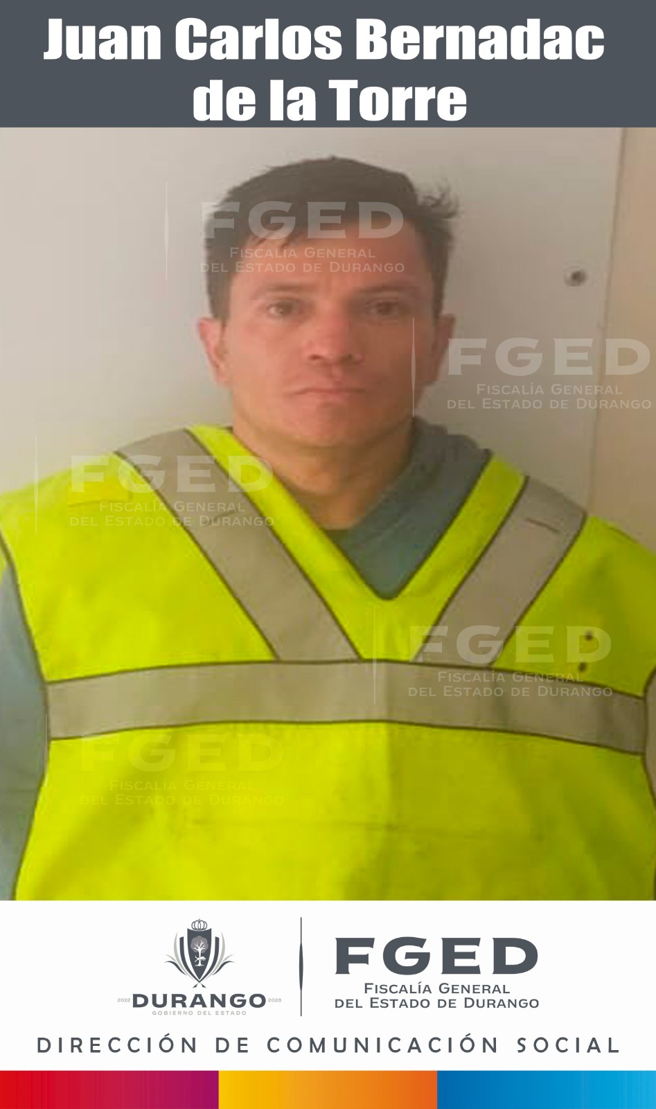 FGED OBTIENE SENTENCIA CONDENATORIA PARA RESPONSABLE DE HOMICIDIO EN LA COL. UNIVERSAL, DGO