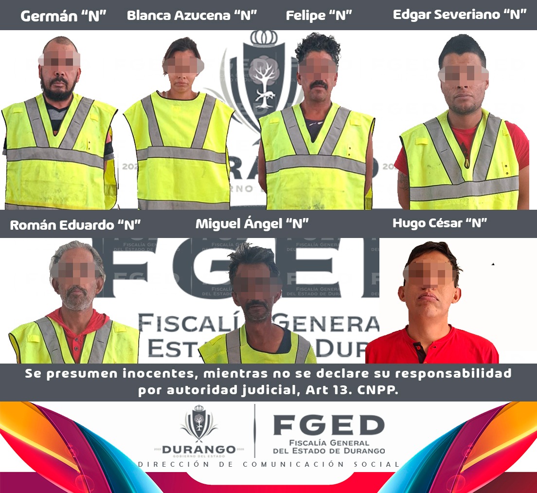 FGED LOGRA VINCULACIÓN A PROCESO PARA SIETE PRESUNTOS RESPONSABLES DE DELITOS CONTRA LA SALUD.