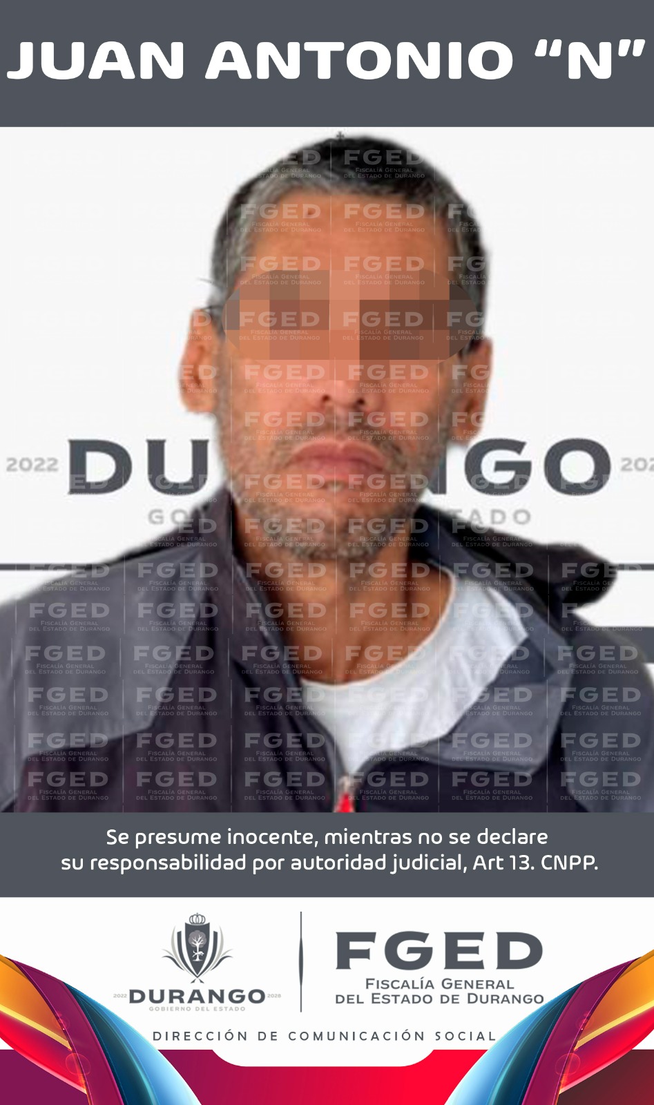FGED OBTIENE VINCULACIÓN A PROCESO CONTRA PRESUNTO RESPONSABLE DE HOMICIDIO CALIFICADO EN GÓMEZ PALACIO.