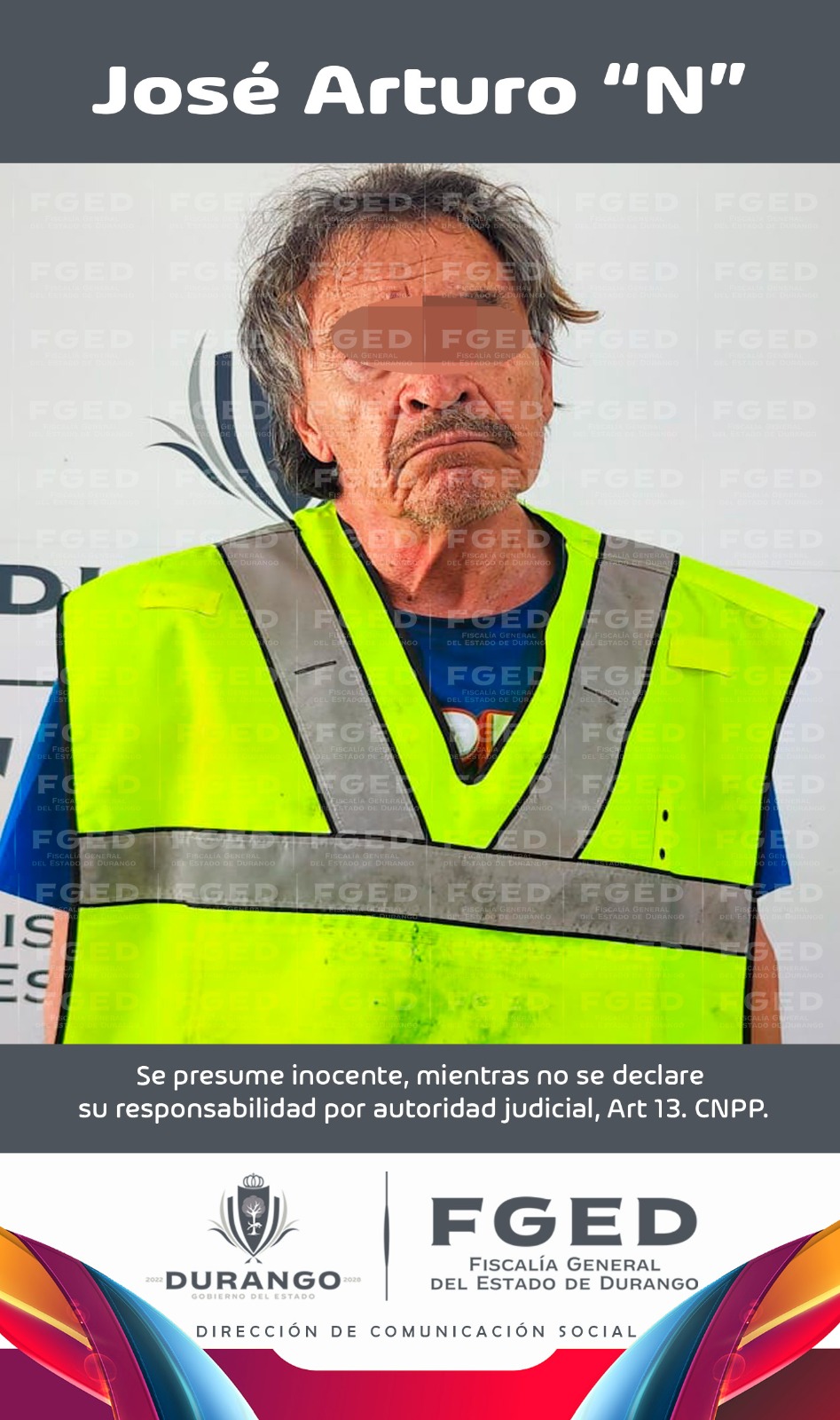 FGED OBTIENE VINCULACIÓN A PROCESO PARA PRESUNTO RESPONSABLE DE FEMINICIDIO