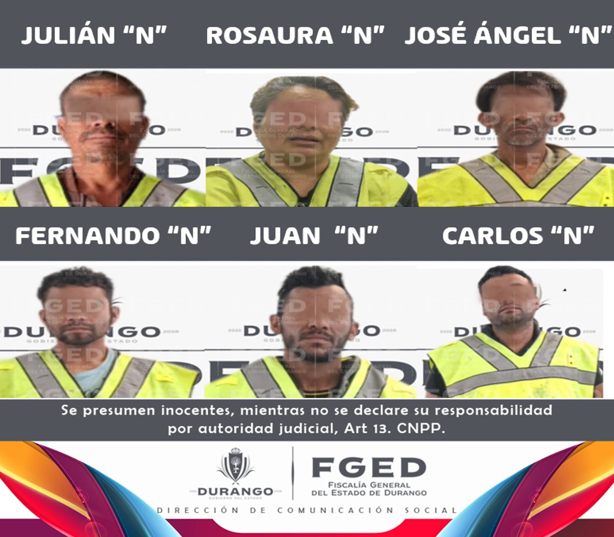 FGED OBTIENE VINCULACIÓN A PROCESO PARA PRESUNTOS RESPONSABLES DE DELITOS CONTRA LA SALUD.
