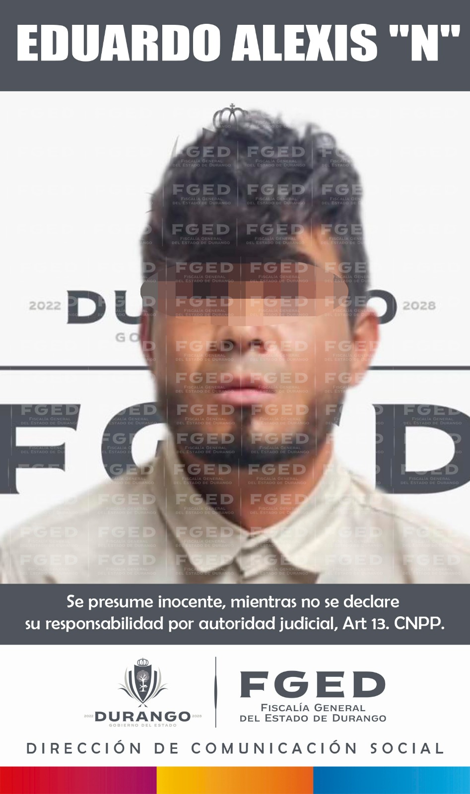 VINCULADO A PROCESO PRESUNTO HOMICIDA DE GÓMEZ PALACIO DGO.