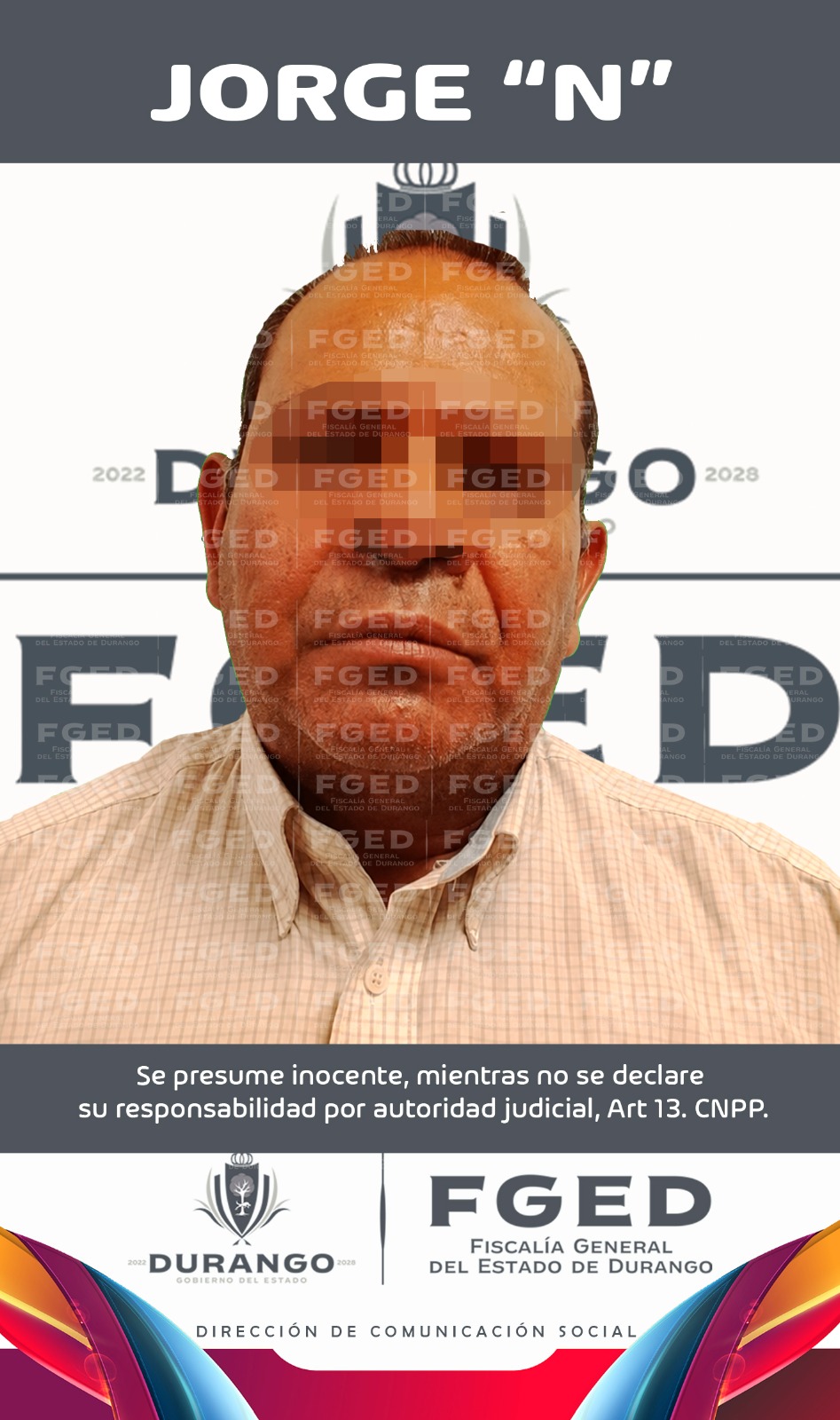 FGED OBTIENE VINCULACIÓN A PROCESO CONTRA IMPUTADO POR FEMINICIDIO EN LERDO