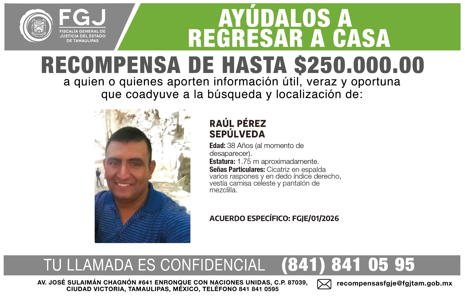 ¿Has visto a RAÚL PÉREZ SEPÚLVEDA?
