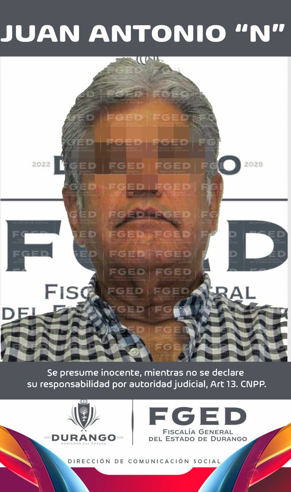 FGED CUMPLIMENTA ORDEN DE APREHENSIÓN CONTRA NOTARIO PÚBLICO No. 15 DE GÓMEZ PALACIO POR SU PRESUNTA PARTICIPACIÓN EN DELITOS PATRIMONIALES