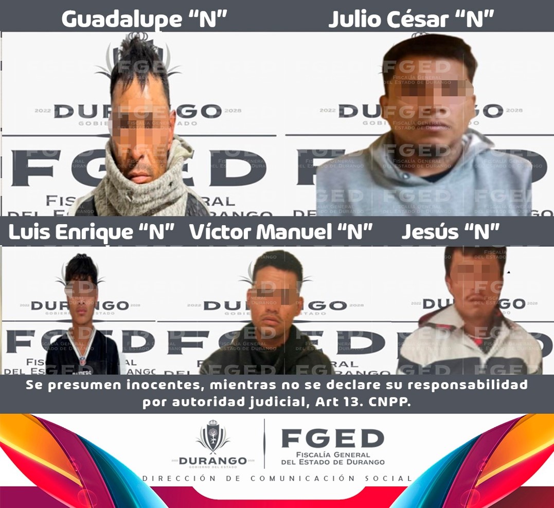 FGED OBTIENE VINCULACIÓN A PROCESO PARA CINCO PRESUNTOS RESPONSABLES DE ROBO EN LA REGIÓN LAGUNA