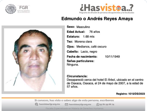 Se activa la Alerta Nacional de Búsqueda🚨 ¿HAS VISTO A? 🚨